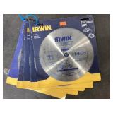 Irwin 7 1/4' 140T Saw Blade x5
