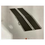 8' PVC Carpeted Folding Wheelchair Ramp