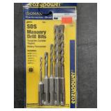 5 Pc. SDS Masonry Drill Bits