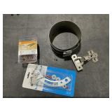 Mixed Lot of Nails, Hinges, Clamps and More