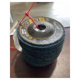 Bundle of (10) 4-1/2' Zirconia Flap Discs