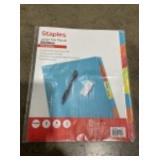 Case of (384) Large Tab Plastic Dividers x 2