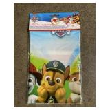 12Pk Paw Patrol Plastic Tablecloths x 4Boxes