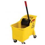 Rubbermaidï¿½ Tandem/Mop Bucket with Drain