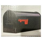 Eliteï¿½ Steel Post Mount Mailbox in Black