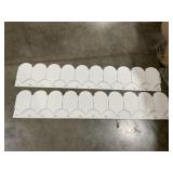 1/2 Round Vinyl Shake Siding in White x 8Boxes