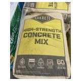 Pallet (56) 60lb Bags High-Strength Concrete Mix
