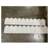 1/2 Round Vinyl Shake Siding in White x 8Boxes
