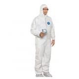 Case of (25) XL Full Body PPE Suits in White