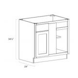 RTA 45-50' Blind Corner Cabinet in Espresso