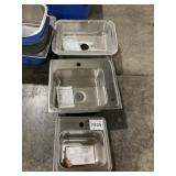 Mixed Lot of Stainless-Steel Sinks for One Money