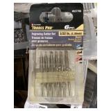 Box Lot Of 6 Pc. Packs Of Engraving Sets