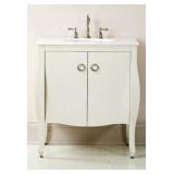 31' Savoy Single Sink Vanity in White