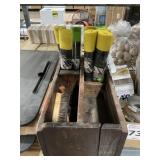 Wooden Toolbox with Extra Merch
