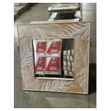32' x 32' Wall-Mount Mirror with Deco Frame