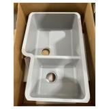 Quartz Classic Offset Dbl Bowl Undermount Sink