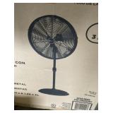 20' Pedestal Fan with Shroud in Black