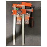 12' Steel Bar Clamps x2