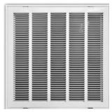20' x 20' Air Return Filter Grille in White x 2