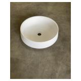 Aquabella 15-3/4'DIA Circle Sink in White