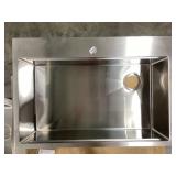 33' x 22' Top-Mount Single Bowl SS Sink