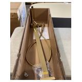 Single Handle Freestanding Tub Filler in Brass