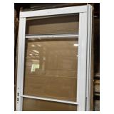 32' x 80' 3/4 View Storm Door in White