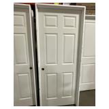 32' x 80' RH 6-Panel MDF Interior Door in Tan