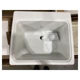 25' x 22' Composite Utility Sink in White