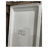 60' x 33.5' Shower Base in White w Center Drain