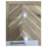 25' x 8'2' Unfinished Acacia Chevron Butcher Block