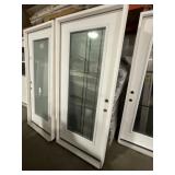 36' x 80' FV Fiberglass LH Exterior Door in White