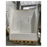 59' x 74' RH Fiberglass Shower/Tub Surround