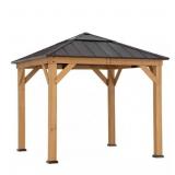 9' x 9' Cedar Framed Gazebo w/ Steel Roof