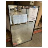 24' x 40' Rectangular Mirror with Black Frame