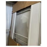 41' x 79' Mid-View Storm Door in White
