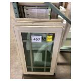 17.5' x 27.5' Sandstone Vinyl Fixed Window x 2