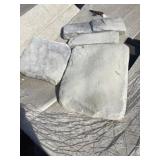 Vallese Bianco Marmo Flat Facestone Pallet