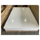 61-1/4' x 85-1/4' White Shower Panel Sheet x 10