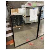 30' x 40' Monet Mirror with Black Frame