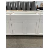 36' Shaker Sink Base Cabinet in White x 4