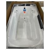 60' x 32' Drop-In 6-Jet Bathtub in White