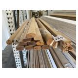 Unfinished Oak Chair Rail & Hand Rails.