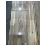 25' x 8' Unfinished Acacia Butcher Block