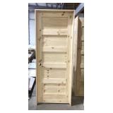 36' x 80' RH Pine 5-Panel Interior Door