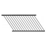8' x 42' Black Impression Stair Rail Kit
