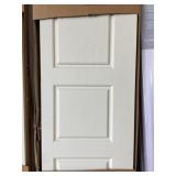 36' x 80' 5-Panel Hollow Core MDF BiFold Door x 2