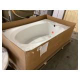 72' x 42' Designer Ovation White Drop In Tub