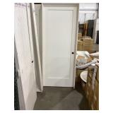 32' x 80' LH Primed Wood Single Panel Int Door