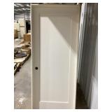 32' x 80' RH Primed Wood Single Panel Int Door